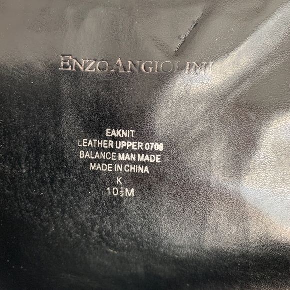 Enzo Angiolini EAKNIT Black Leather Boots 10.5M - Picture 8 of 8